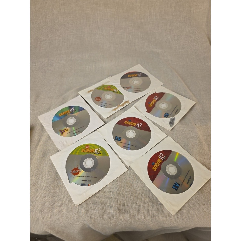 3 Scene It DVD Games Lot | Original Scene It, Scene It Jr, 3 TV , 2 Nick, ESPN